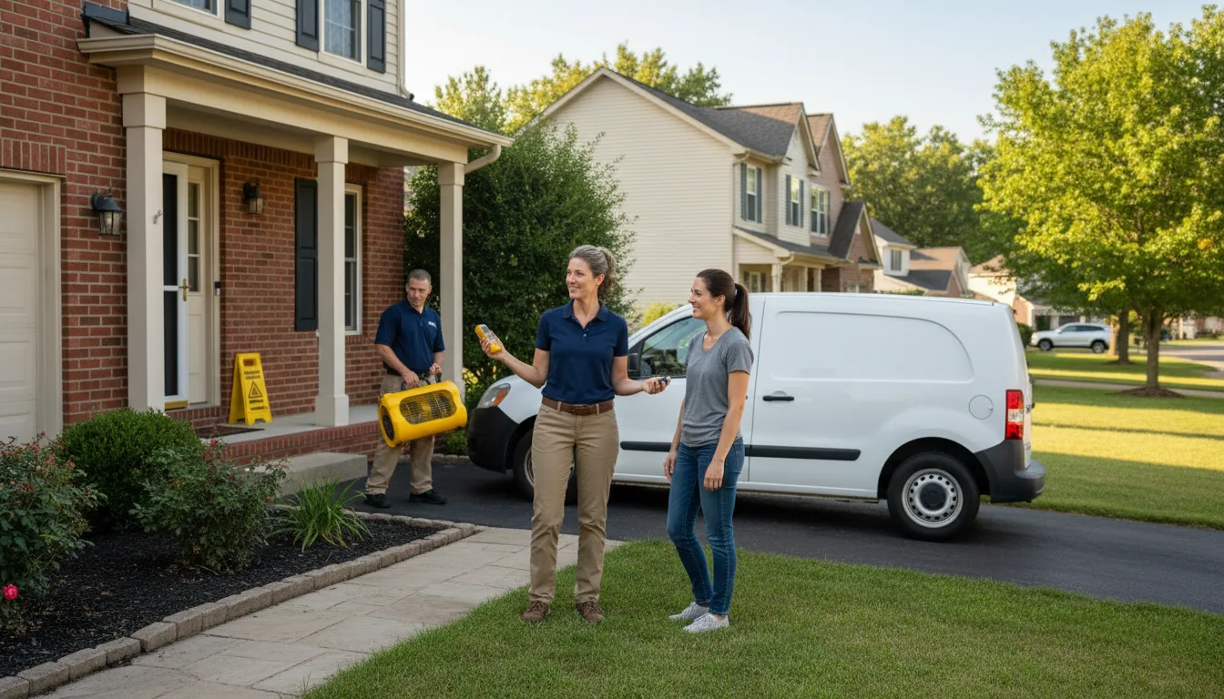 Residential water damage restoration in Sagle, ID